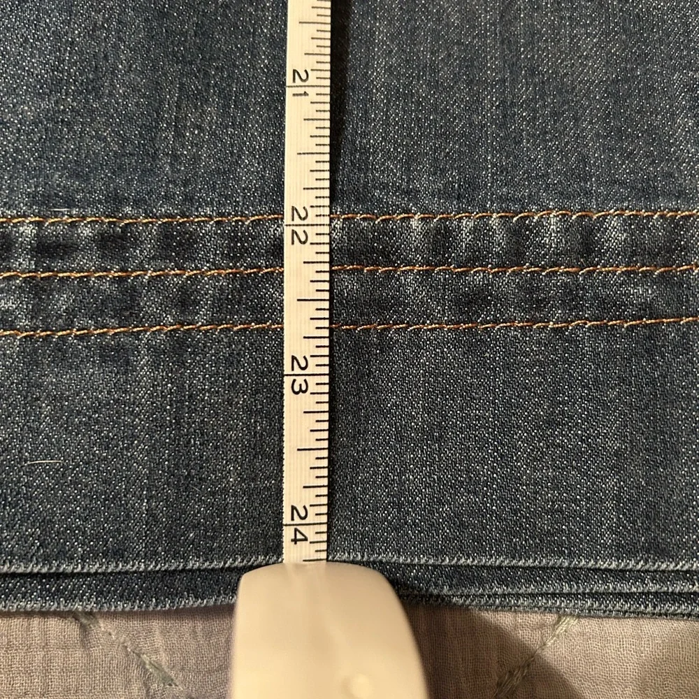 Boden Classic Blue Denim A-Line Skirt - Picture 7 of 8